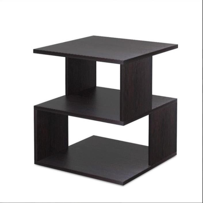 Kệ đầu giường mini để sách và đồ trang trí bằng gỗ bóng đẹp