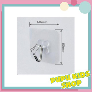 combo 20 móc dán tường trong suốt [Siêu Chịu Lực 10kg]