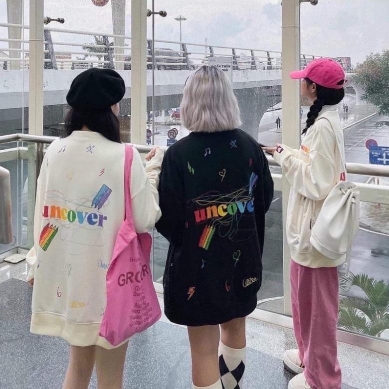 Áo khoác Cadigan UNCOVER bút chì  in kínTC