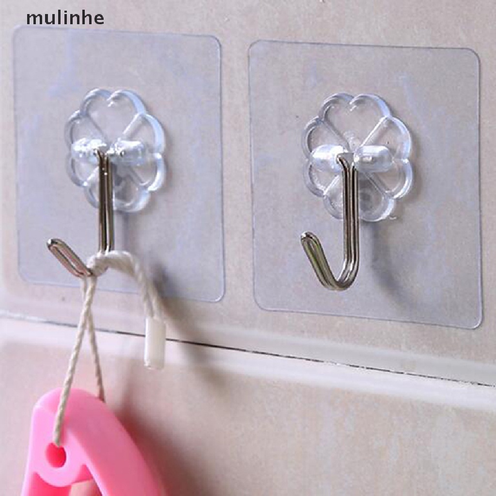 1 Móc Treo Đồ Có Giác Hút Trong Suốt Chắc Chắn Tiện Dụng Cho Nhà Bếp / Phòng Tắm vn