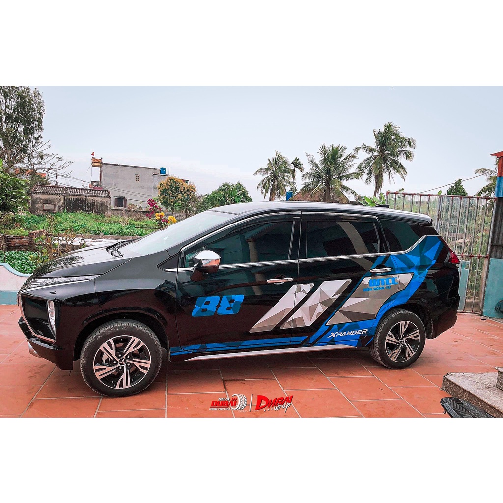 Bộ tem Sport khỏe khoắn cá tính dán xe Xpander