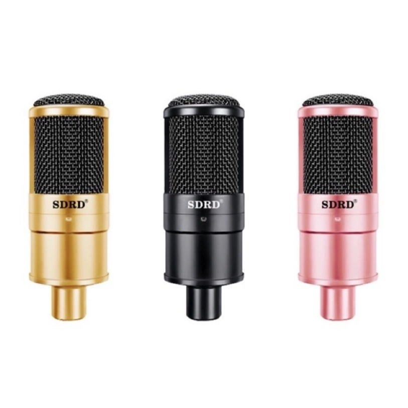 Micro thu âm livestream karaoke SDRD SD203 chính hãng - Micro ghi âm lọc tiếng tốt hàng cao cấp