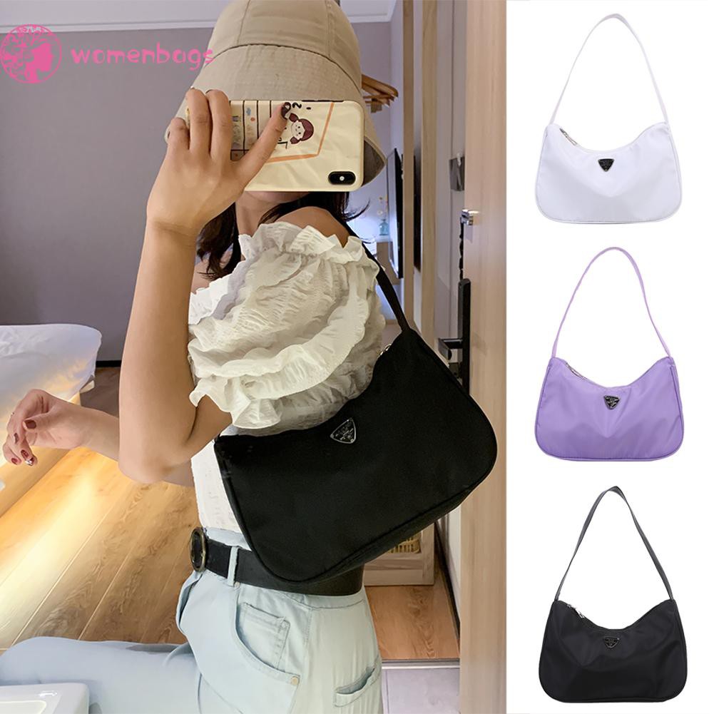 Túi xách đeo vai chất vải nylon đơn giản thời trang cho nữ | BigBuy360 - bigbuy360.vn