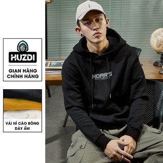 Áo Hoodie Nam Đẹp Phong Cách Hàn Quốc - Áo Khoác Nỉ Hoodie Nam Form Rộng Unisex - HUZDI mã HOD012