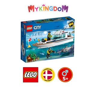 Bộ lắp ráp Thuyền Buồm Lặn Biển LEGO CITY 60221