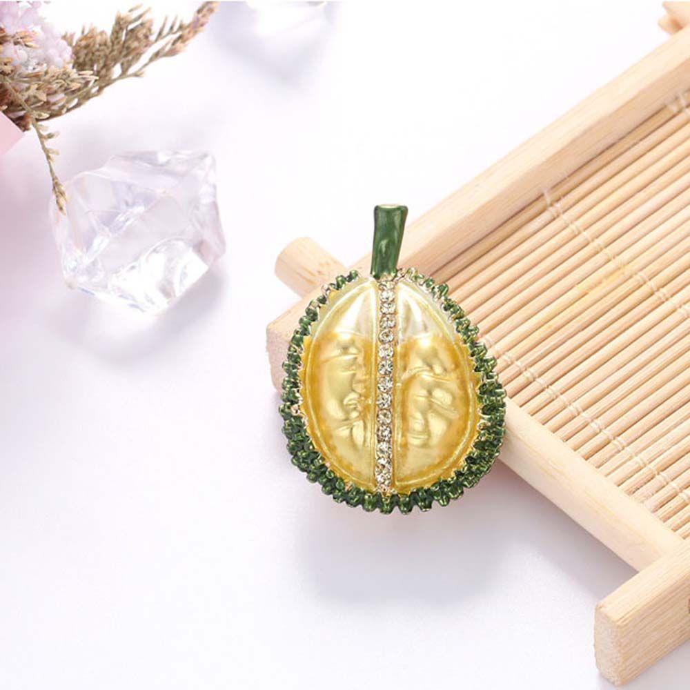 Ghim Cài Áo Hình Trái Sầu Riêng Dễ Thương|Trang Sức Hình Trái Cây