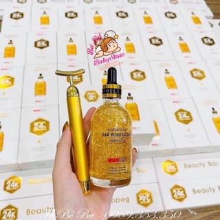 Serum Tinh Thể 24K Australian Beauty Bar Tặng 1 Thanh Lăn Masage