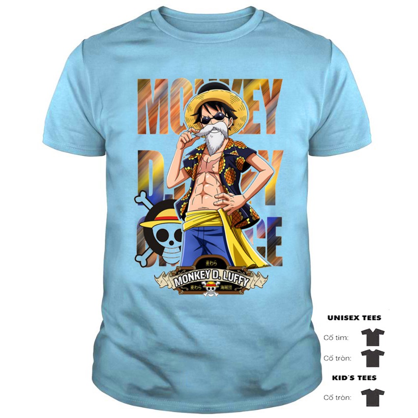 Áo Thun MONKEY LUFFY ONE PIECE | Áo Đảo Hải Tặc Cực Chất | Hàng Đẹp