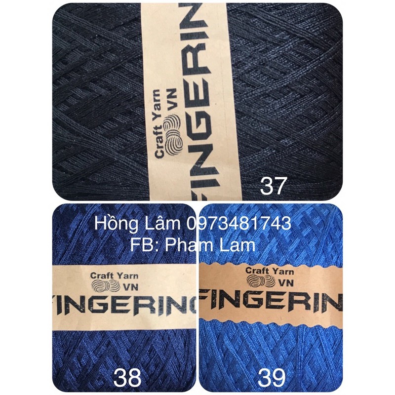 Sợi FINGERING Móc Áo, Bikini, Váy...