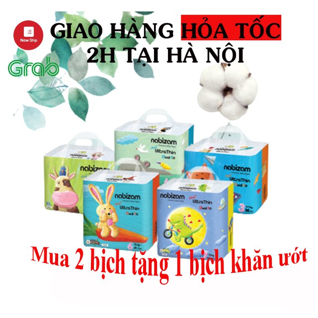 [𝐂𝐇𝐈́𝐍𝐇 𝐇𝐀̃𝐍𝐆] Tã/Bỉm Dán/Quần Nabizam Nội Địa Hàn siêu mỏng, siêu mềm, siêu thấm hút, đủ size từ 4-20KG