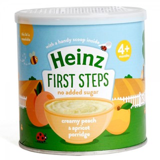 BỘT ĂN DẶM HEINZ VỊ ĐÀO, MƠ TÂY - CHO BÉ TRÊN 4 THÁNG TUỔI