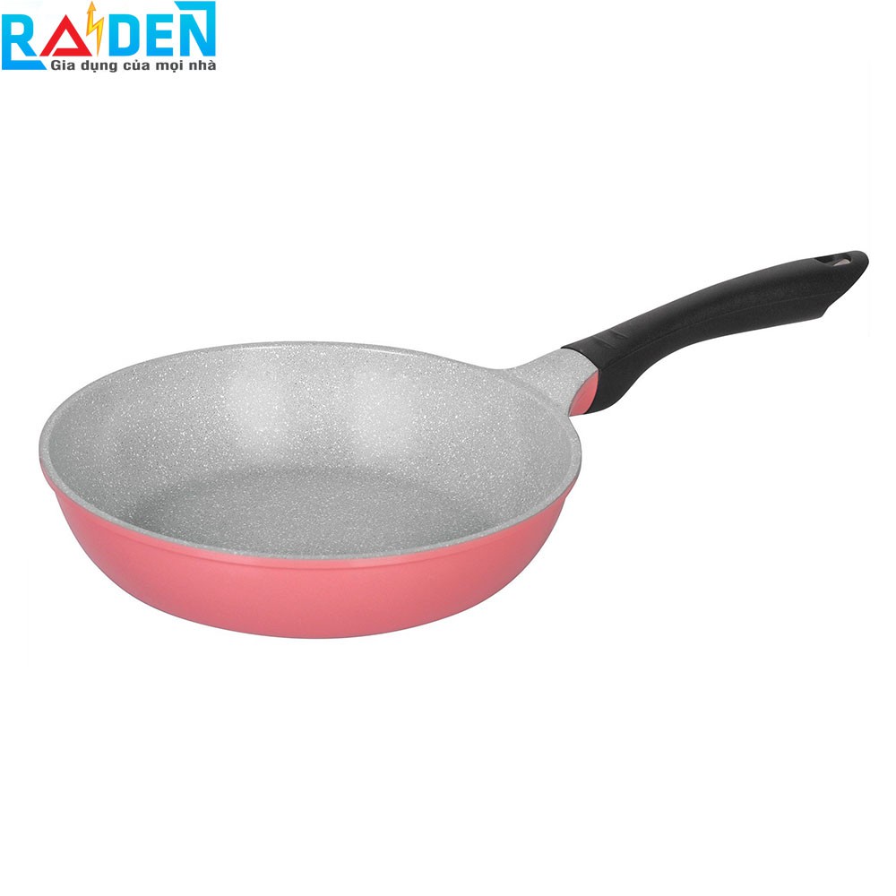 Chảo chống dính 7 lớp vân đá Greencook GCP03-IHP dùng được trên bếp ga, bếp hồng ngoại, bếp từ