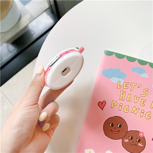 Ốp hộp sạc tai nghe hình ly Frappuccino Sakura cho iPhone AirpodsPro Airpods 1 Airpods 2