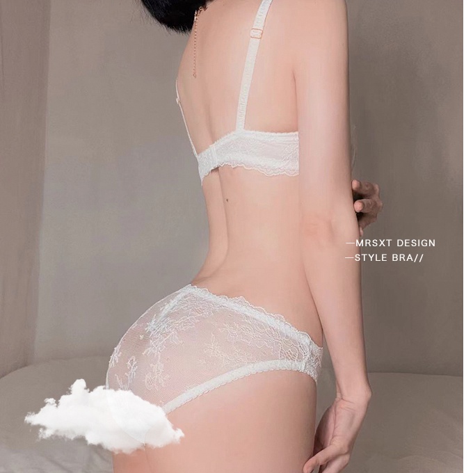 Set đồ lót VARSBABY D238+N091 ren hoa siêu mỏng trong suốt