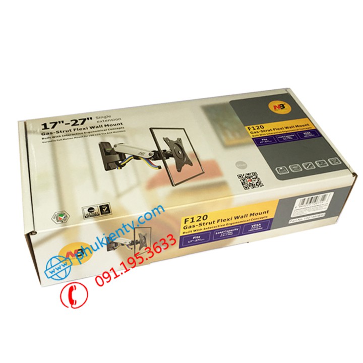 Giá treo màn hình máy tính & tivi NB F120 - Hàng nhập khẩu
