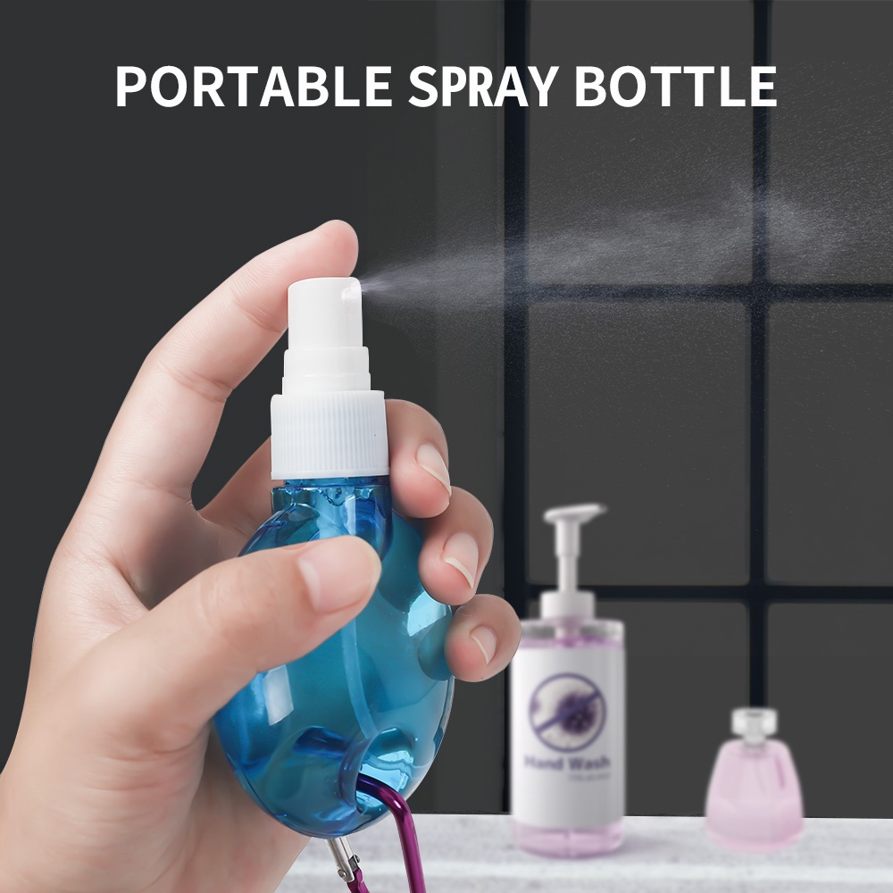 Chai Nhựa Rỗng 50ml Đựng Nước Rửa Tay Có Móc Treo Tiện Dụng