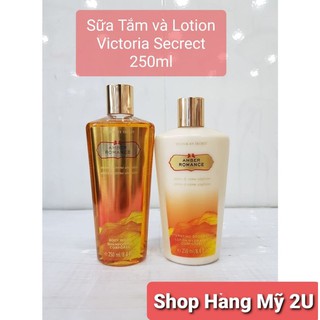 Sữa Tắm Sữa Dưỡng Thể VICTORIA'S SECRET Amber Romance 250ml USA