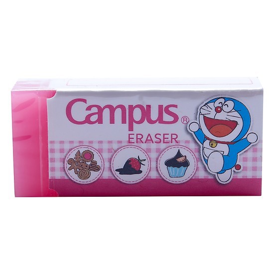 Tẩy Campus Doraemon Eraser, Gôm Tẩy Sạch và Mềm