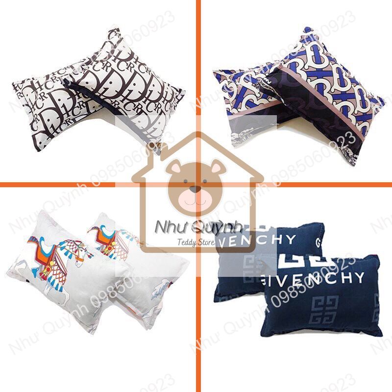 Áo gối nằm, vỏ gối đầu poly cotton Như Quỳnh bedding họa tiết đẹp kích thước 45x65