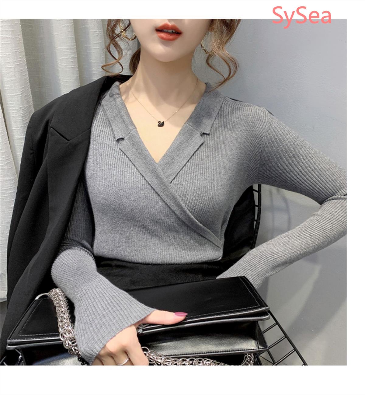 Áo Sweater Dệt Kim Cổ Trái Tim Xinh Xắn Cho Nữ | BigBuy360 - bigbuy360.vn