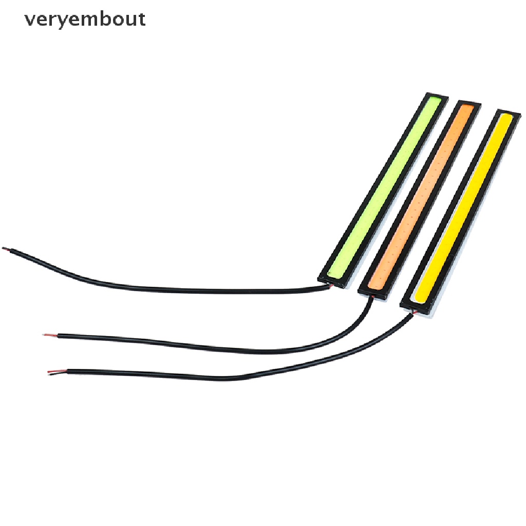 【ut】 1Pc Waterproof 17cm COB car LED lights 12V for DRL fog light driving lamp .