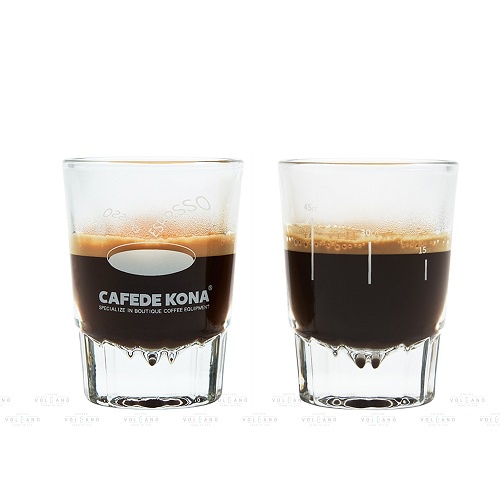 Bộ 6 Cái Ly thủy tinh espresso test shot 50ml chuyên dụng siêu dày trong suốt có vạch đong