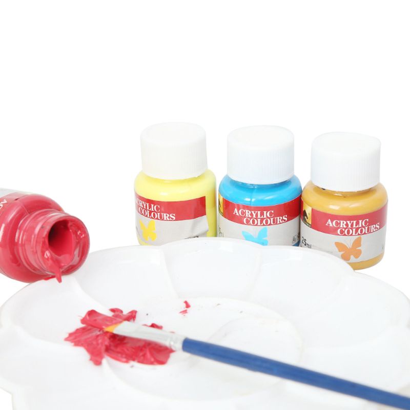 Bộ 12 Màu Acrylic Dùng Vẽ Tranh Thủ Công Không Độc Hại