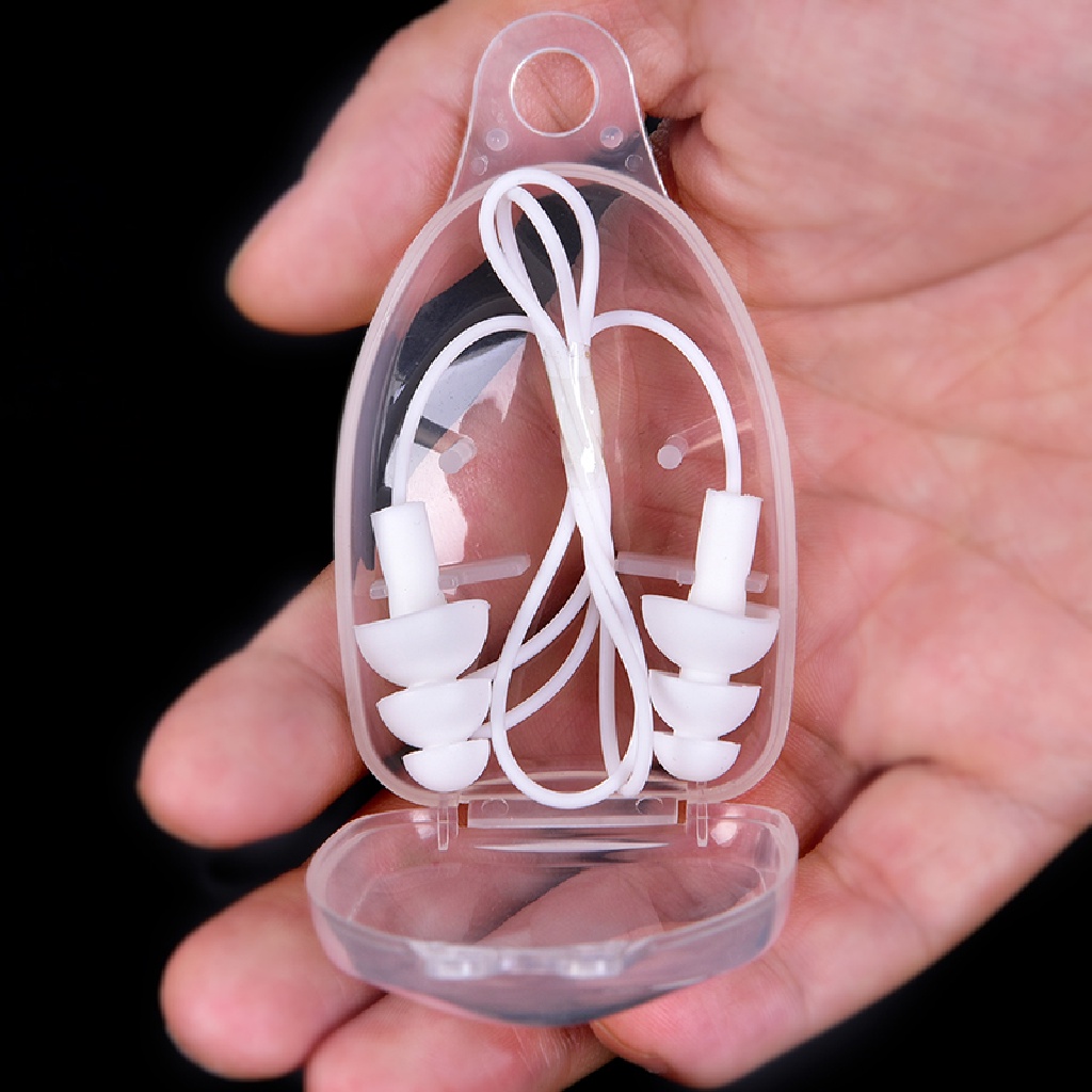 Nút Bịt Tai Bằng Silicone Chuyên Dụng Cho Bơi Lội