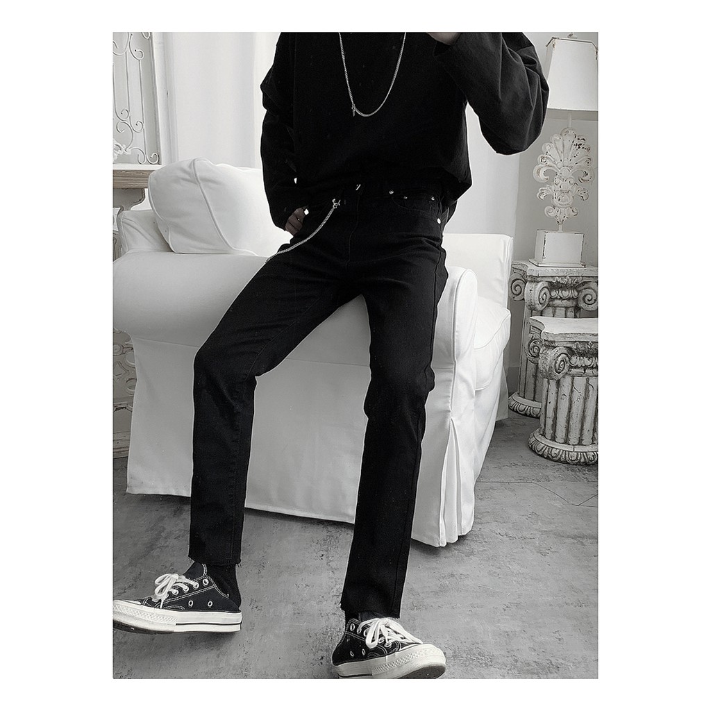 Quần Jean Nam - Kèm Xích Hot 2020 - Jean dày co giãn tốt jean cao cấp