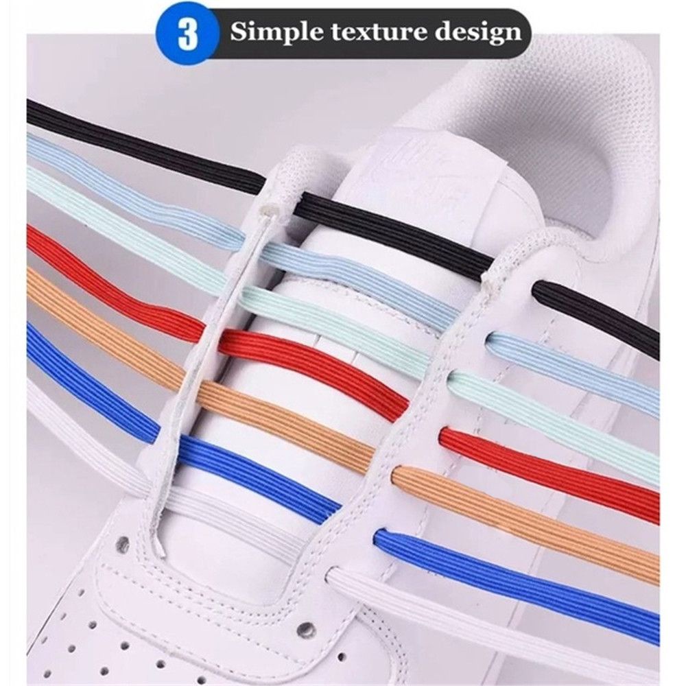 Dây giày thể thao unisex co giãn có khóa nam châm gắn trong 1 giây không cần buộc độc đáo dành cho người lớn và trẻ em