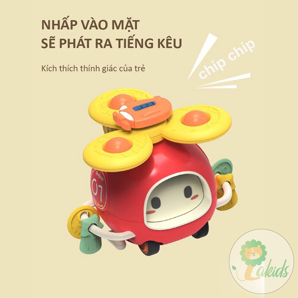 Đồ chơi con quay Spinner 4 trong 1 hình máy bay vui nhộn - Lakids