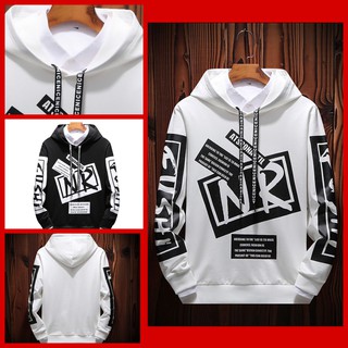 Áo khoác hoodie in tay nr