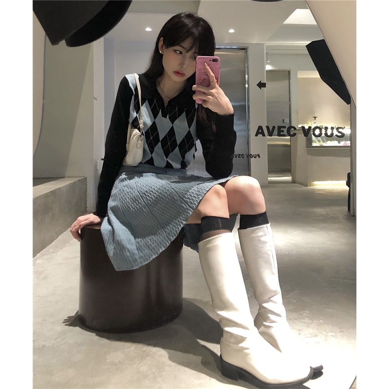 Áo Thun Nữ Dài Tay Cổ Tròn Thời Trang Hàn | BigBuy360 - bigbuy360.vn