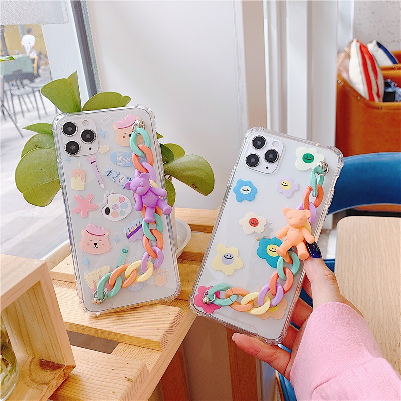 Ốp Điện Thoại Tpu Có Dây Đeo Tay Cho Iphone 13 pro max  7 8 Plus X / Xs Max Xr 11 12 12MINI 12 PRO 12 PRO MAX | BigBuy360 - bigbuy360.vn