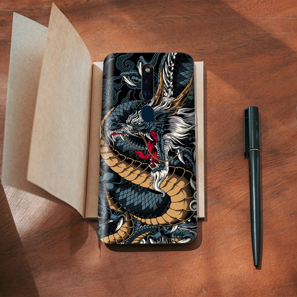 Miếng Dán Skin Điện Thoại In Hình Rồng - Dragon Cho Iphone 7/ 8/ X/ 11/ 11 Pro Max/ 12/ 12 pro max/ 13/ 13 pro max