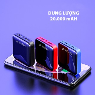 Sạc Dự Phòng🎁 FREESHIP 🎁Sạc Dự Phòng Mini Dung Lượng Lớn 20.000 mA