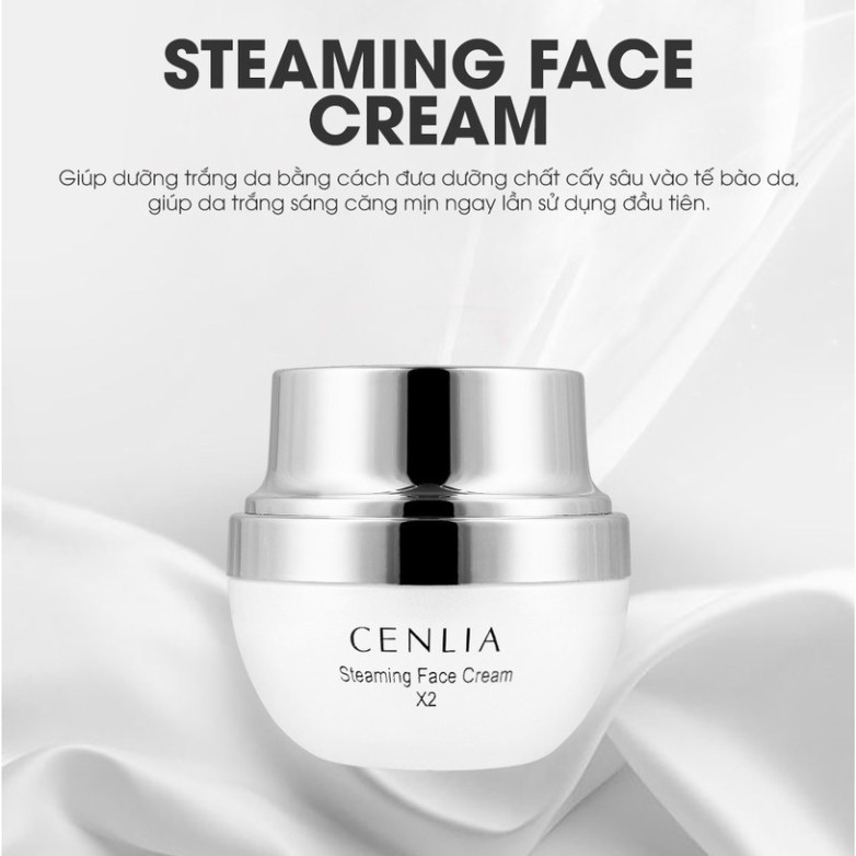 [CHÍNH HÃNG] Kem Ủ Dướng Trắng Da Mặt - Cenlia Steaming face Cream x2