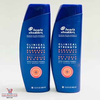 Dầu gội sạch gàu Head & Shoulder Clinical Strength 400ml mẫu mới