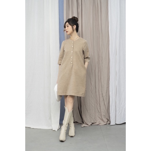 Váy Dạ Tweed Ánh Nhũ Cao Cấp, Dáng Suông A Dễ Mặc Phù Hợp Với Tất Cả Mọi người | BigBuy360 - bigbuy360.vn