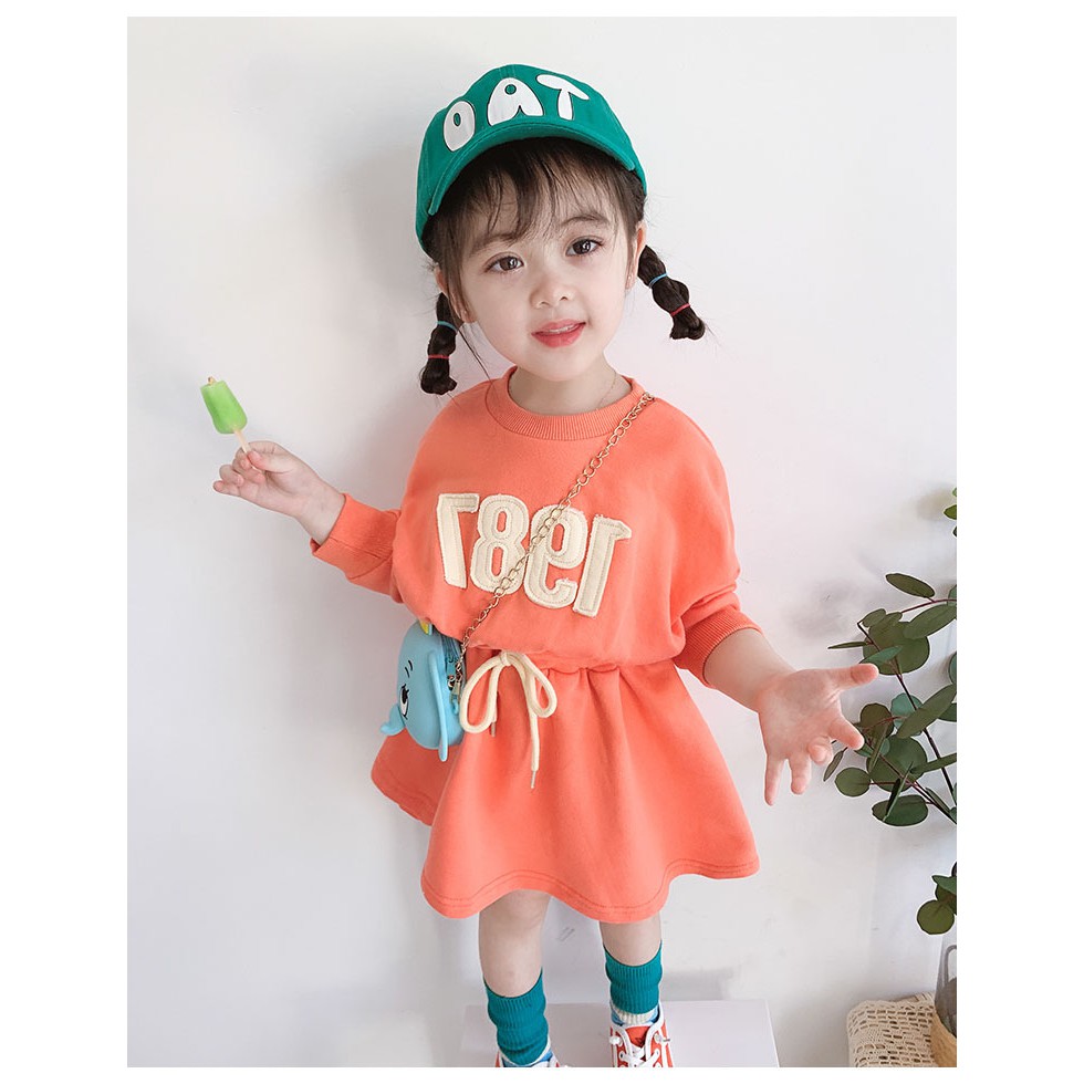 Váy thắt eo dễ thương thời trang cho bé gái - Hàng Quảng Châu Cao Cấp
