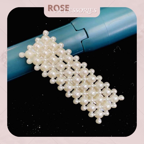 Kẹp tóc mái nữ thời trang gắn ngọc trai nhân tạo nhiều hình dễ thương Rose.Accessories mã KT24