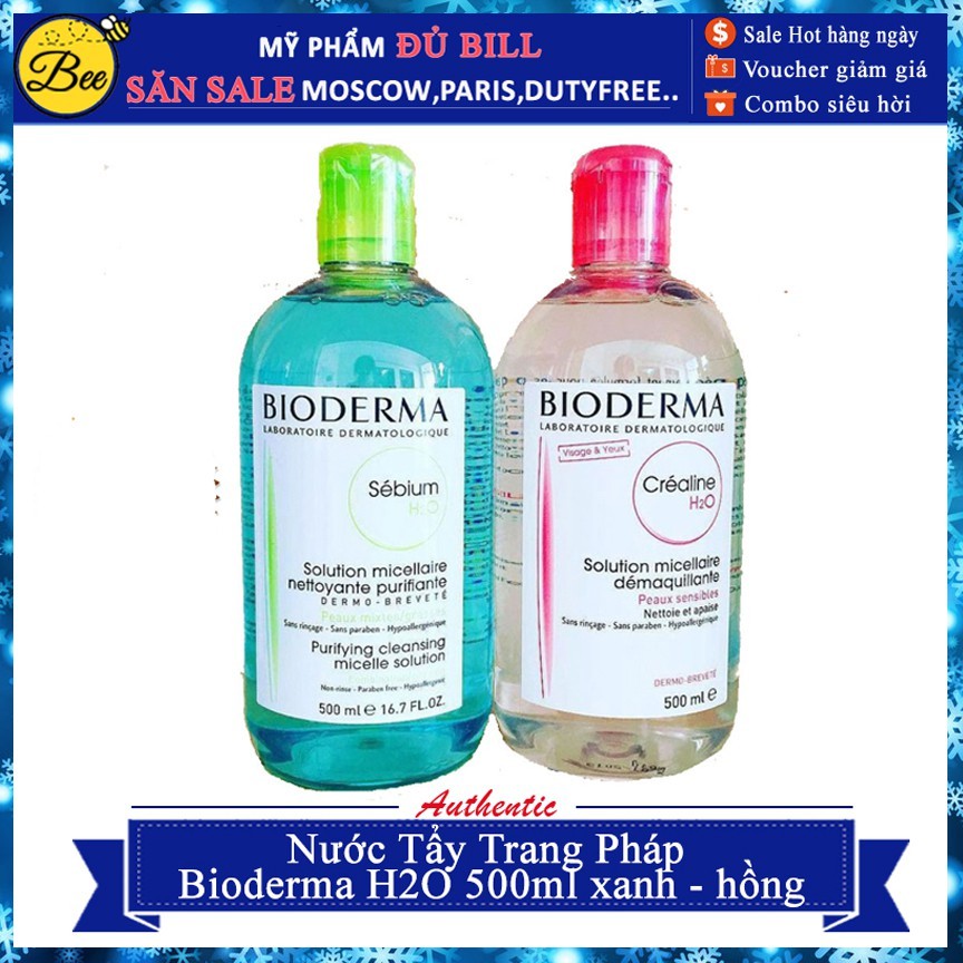 (Bill) Tẩy trang Pháp 500ml