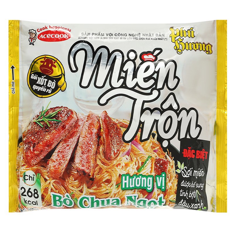 (date mới 2022) Miến Phú Hương các loại 58g (1 gói)