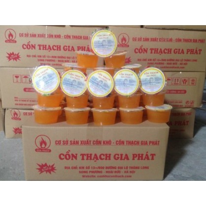 BỘ 10 CỐC CỒN THẠCH GIA PHÁT 125GR CAO CẤP,KHÔNG CAY MẮT