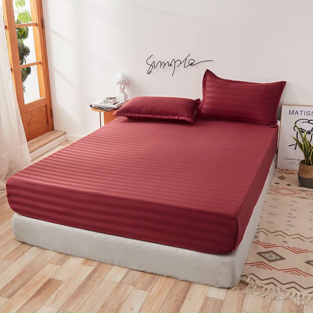 Bộ ga giường và vỏ gối Cotton 3F Khách sạn EMMI Bedding dày dặn đủ size