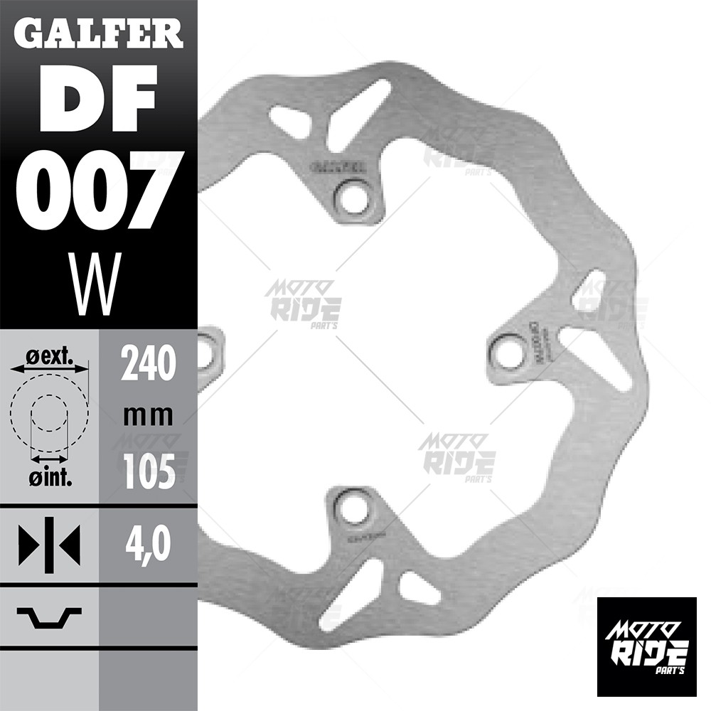 GALFER DF007W ĐĨA THẮNG 240MM CHÍNH HÃNG USA