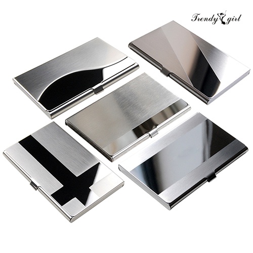 Hộp Đựng Thẻ Tín Dụng / Danh Thiếp Bằng Thép Không Gỉ Ốp