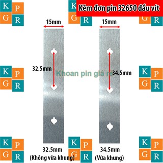 Kẽm đơn hàn pin 32650 đầu vít