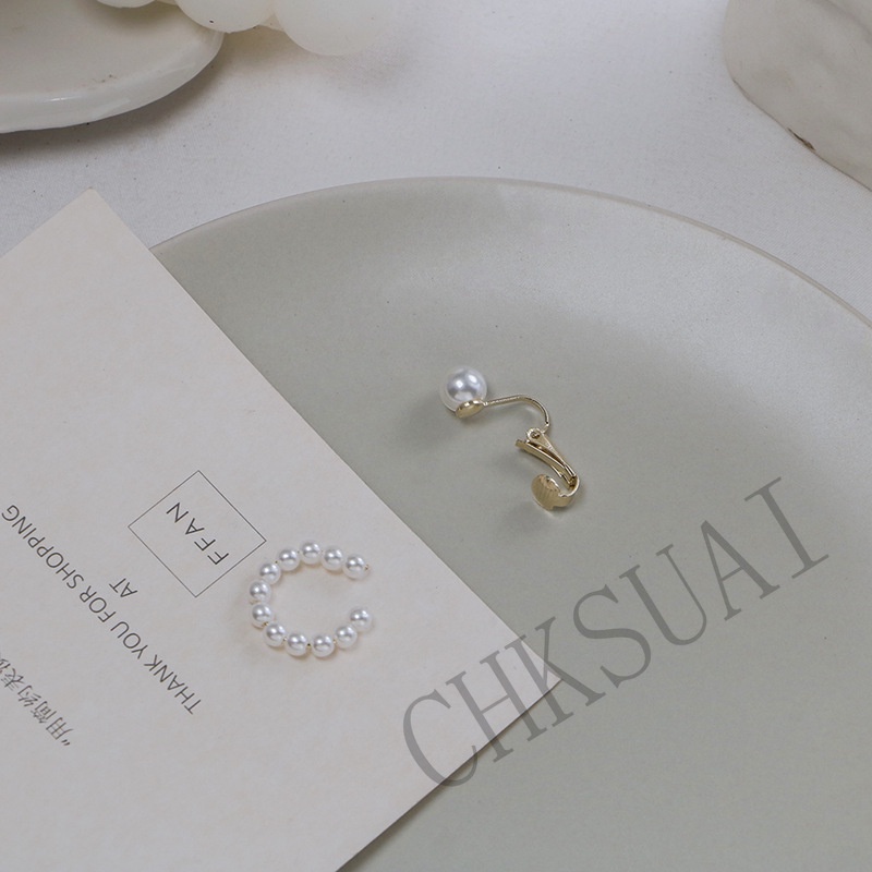 Set 3 Khuyên Tai Tròn Mạ Vàng Đính Đá Zircon