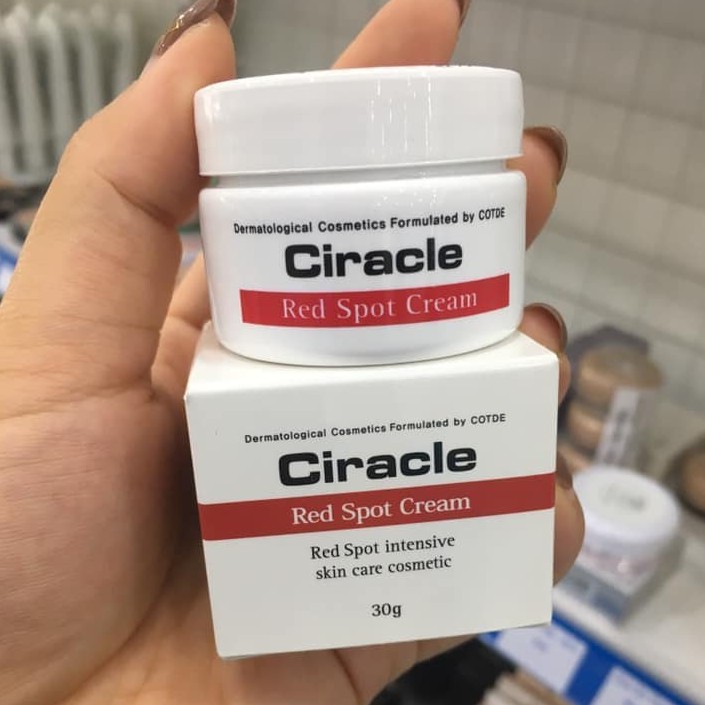 Kem GIẢM MỤN Và Vết Thâm Mụn Ciracle Red Spot Cream - GIẢM Mụn Sưng Đỏ, Mụn Bọc, Mụn Mủ, Mụn Viêm